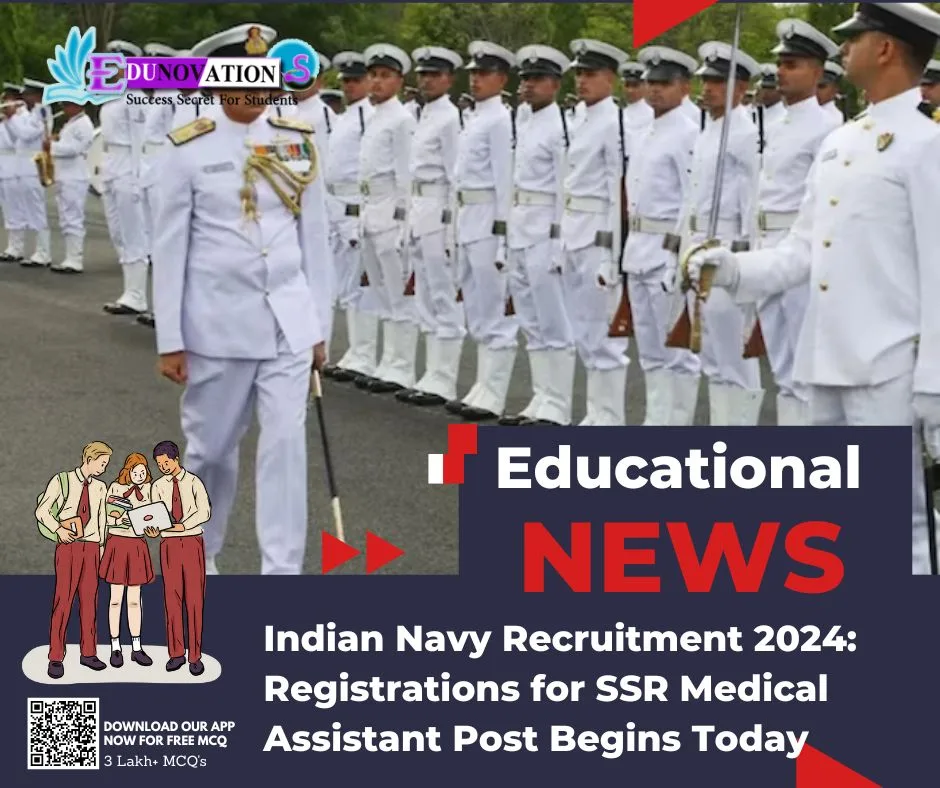 Indian Navy Recruitment 2024: Registrations for SSR Medical Assistant Post Begins Today