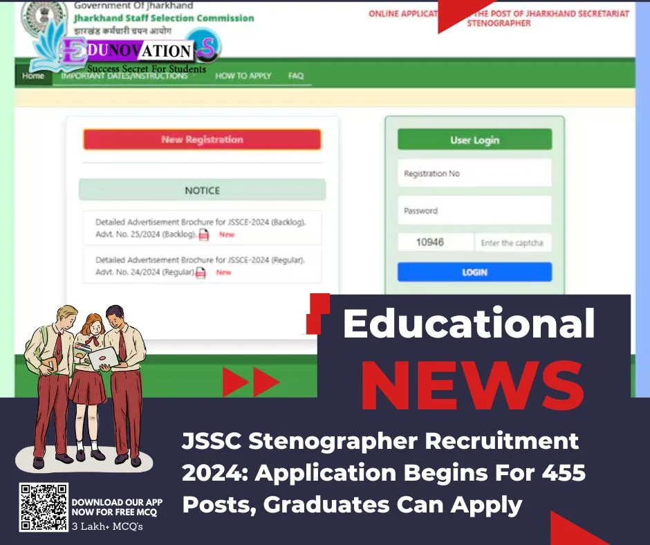 JSSC Stenographer Recruitment 2024: Application Begins For 455 Posts, Graduates Can Apply