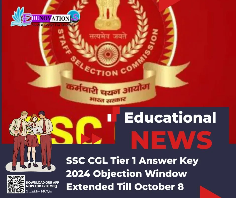 SSC CGL Answer Key 2024 Edunovations