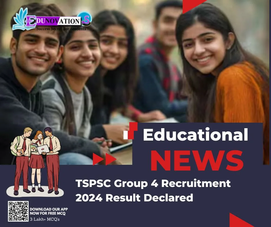 TSPSC Group 4 Recruitment 2024 Result Declared