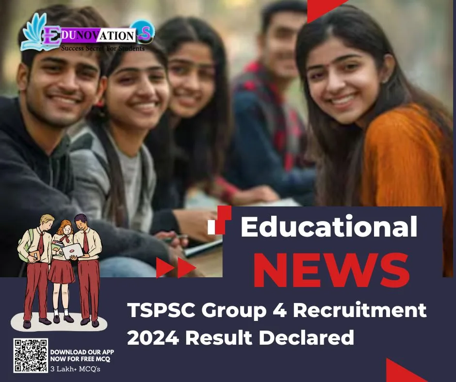 TSPSC Group 4 Recruitment 2024 Result Declared