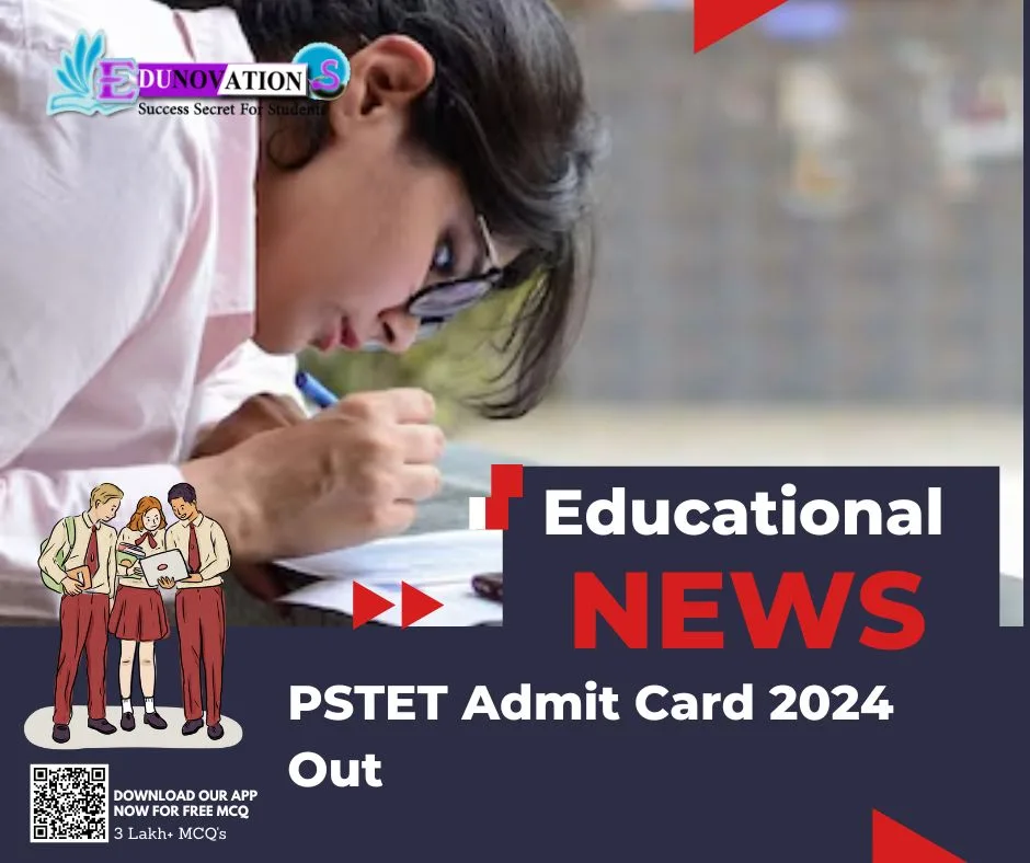 PSTET Admit Card 2024 Out