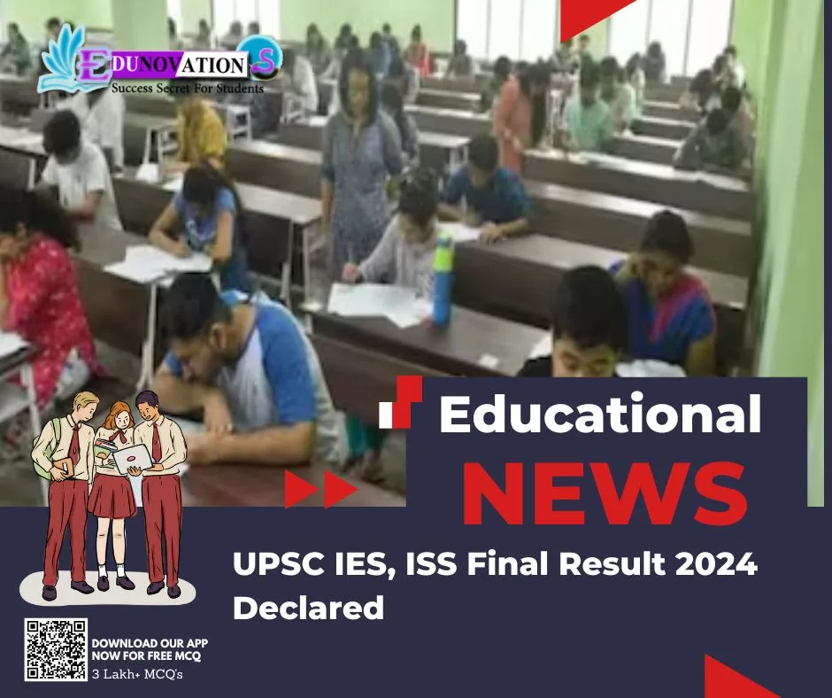 UPSC IES, ISS Final Result 2024 Declared - Edunovations