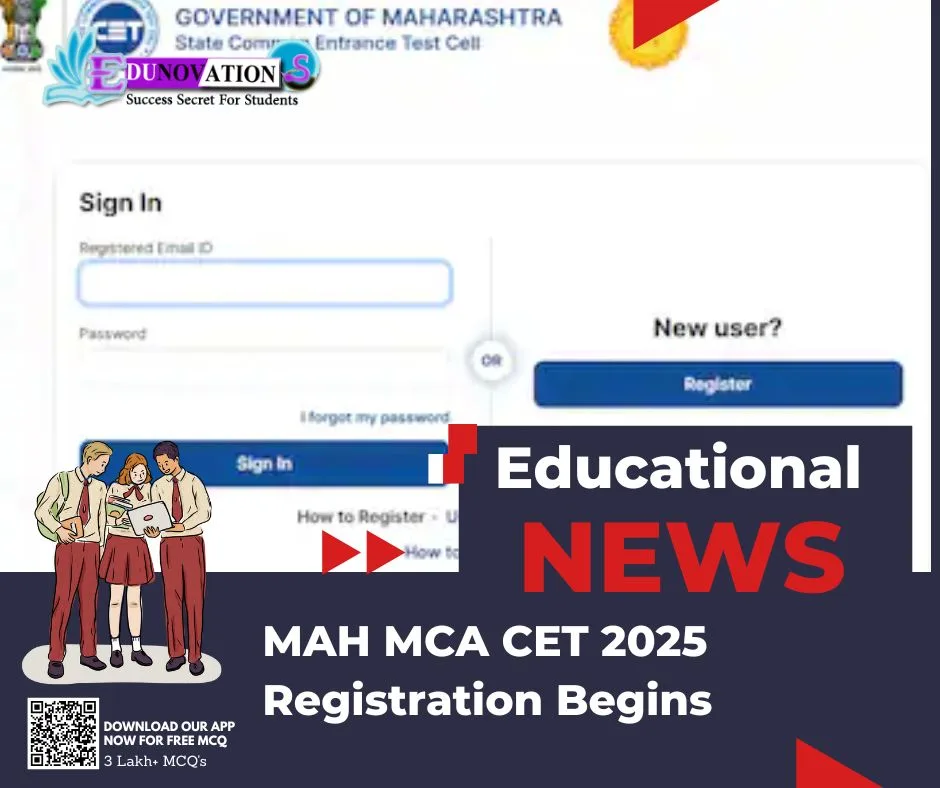 MAH MCA CET 2025 Registration Begins