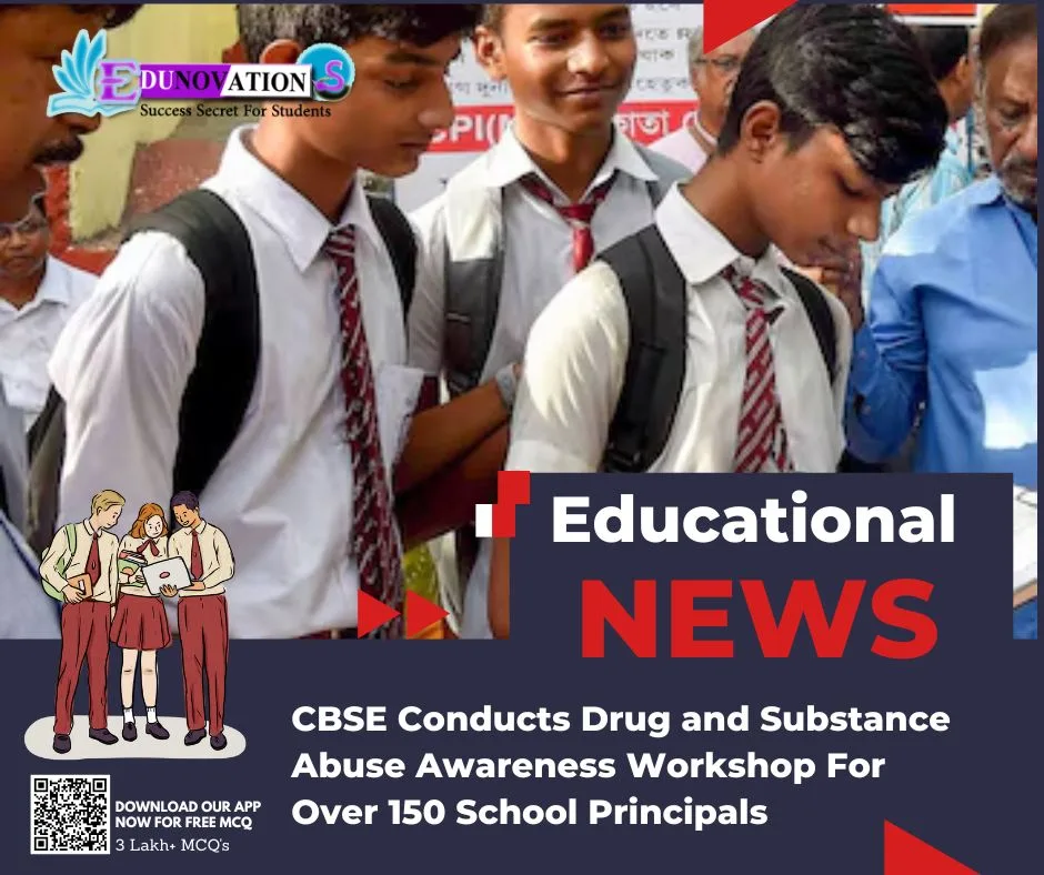 CBSE Conducts Drug and Substance Abuse Awareness Workshop For Over 150 School Principals