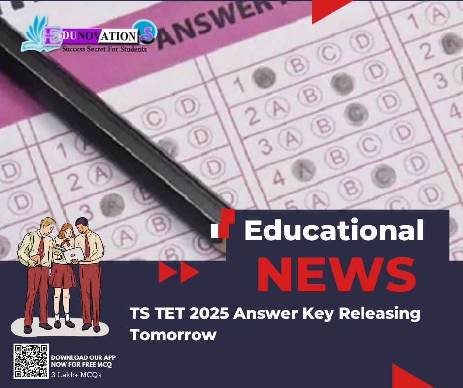 TS TET 2025 Answer Key Releasing Tomorrow Edunovations