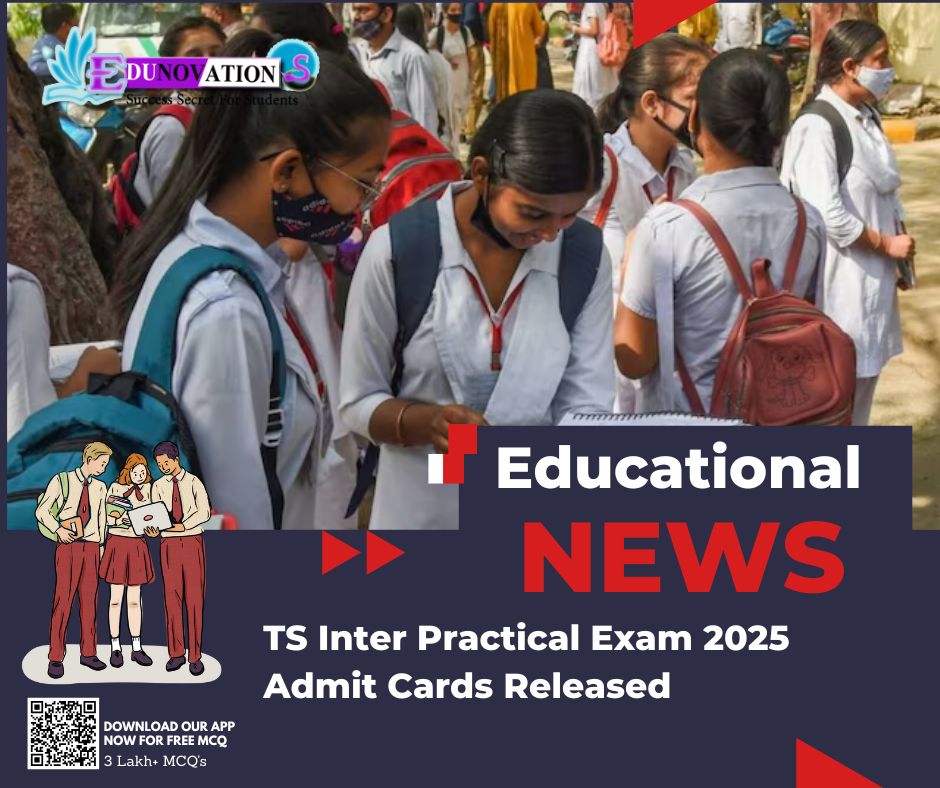 TS Inter Practical Exam 2025 Admit Cards Released